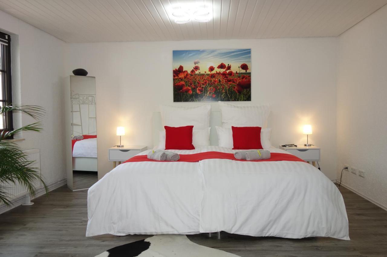 Happy-Homes Red - Up To 5 - Kueche - W-Lan - Netflix - Honig - Terrasse Altenstädt 外观 照片